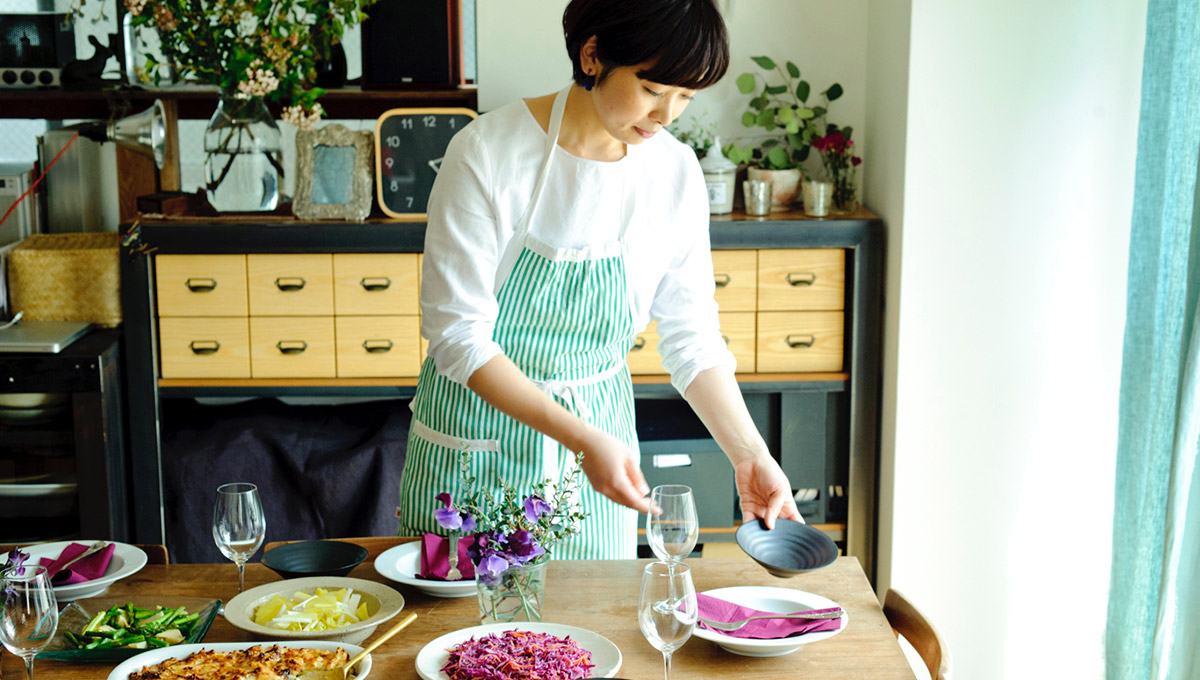 近藤幸子さんのがんばりすぎない毎日ごはん「春キャベツと塩豚のクリーム煮」の献立