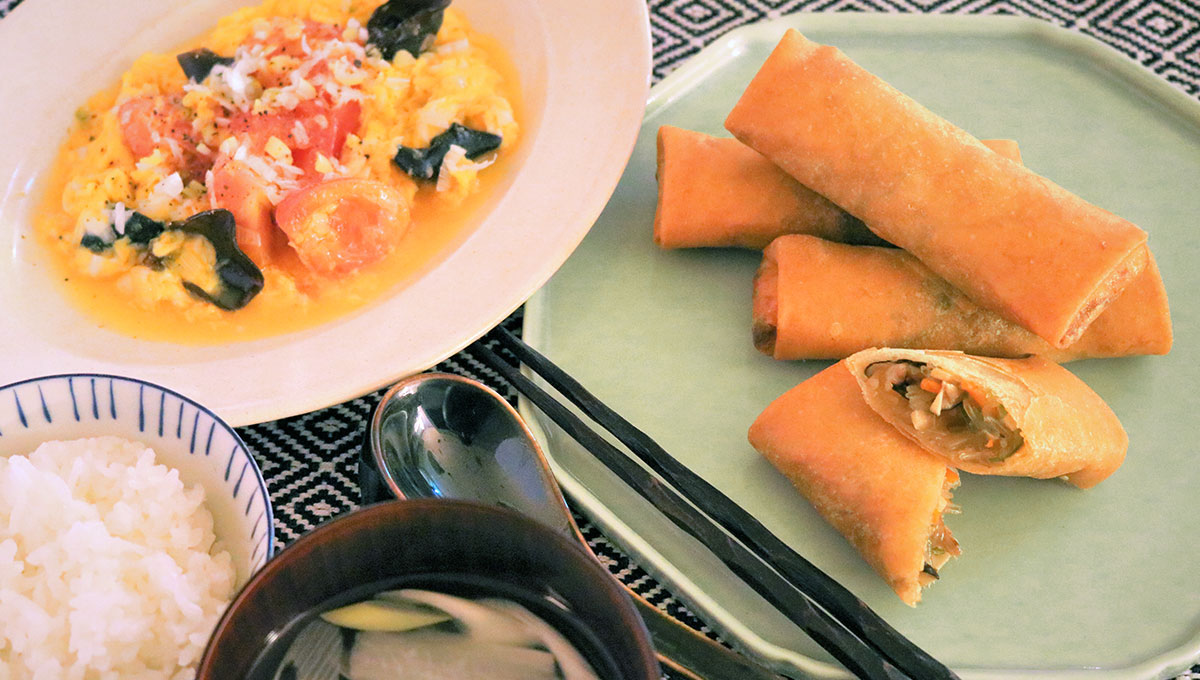 一人で作る 中華の定番 パリッ カリッと揚げる 春巻き コトラボ オレンジページの体験型スタジオ