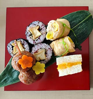 食堂いちじく・尾崎史江さんの新しいおせち　～精進料理のフルコース～