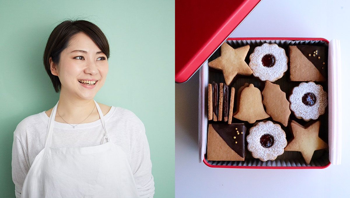 型のプレゼントつき！加藤里名さんの心ときめくクリスマスのクッキー缶