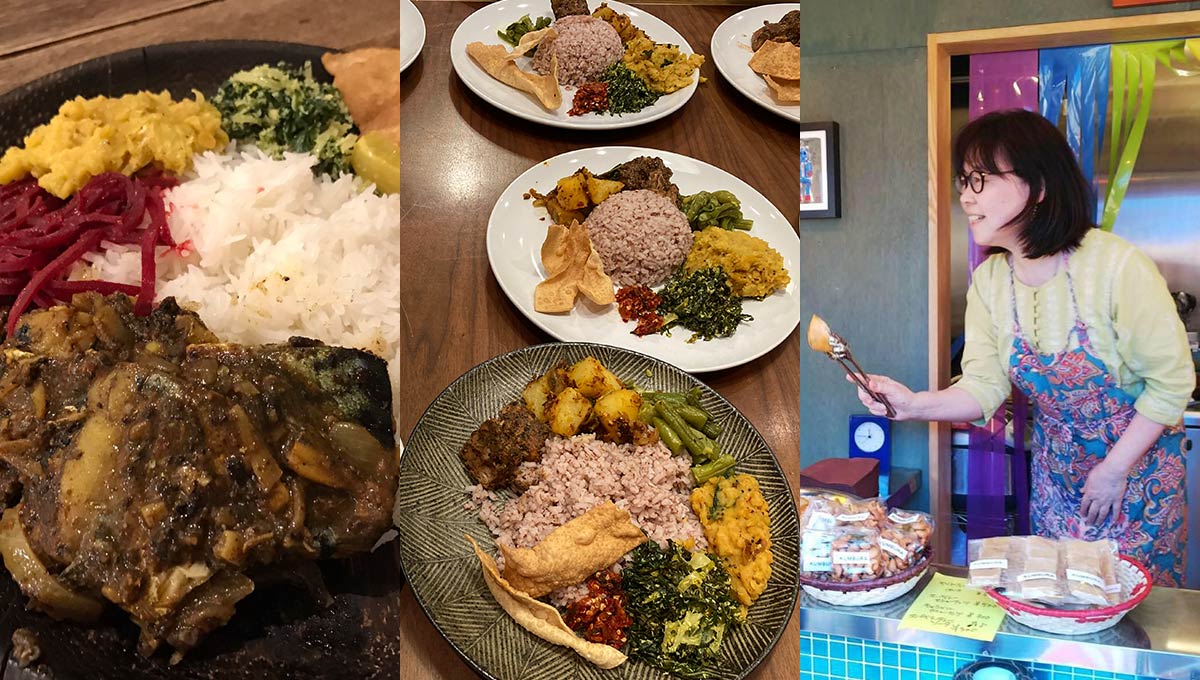 スリランカカレー4種と家庭料理～古積由美子さんに習う～