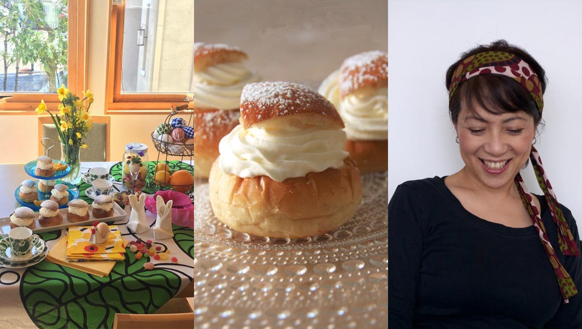 初登場！見瀬理恵子さんと楽しむ春のFika～スウェーデンの伝統菓子セムラとともに～