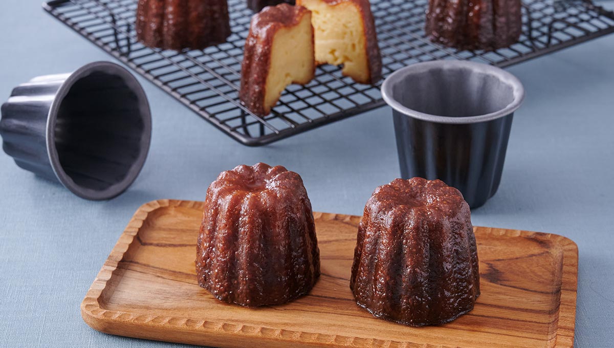 Zoomライブ講座 型付きでお得 グルテンフリーでもっちり 米粉のカヌレ コトラボ オレンジページの体験型スタジオ