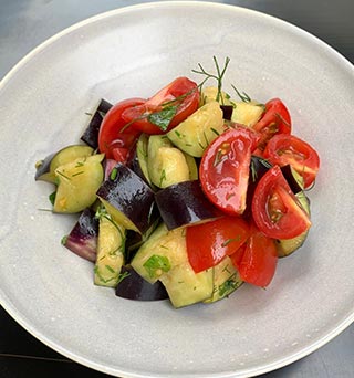 ごはん屋 ヒバリ田中聖子さんの料理教室～夏野菜をおいしく～