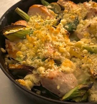 上田淳子さんの春待ち素材のフレンチレッスン　～ハーブチキンのレモンクランブル～　ヨーグルトのお土産つき！