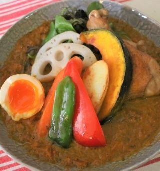 【第1弾】矢祭町の新鮮野菜のお土産つき♪　ベジブロスから作るピリッとこくうま「スープカレー」　