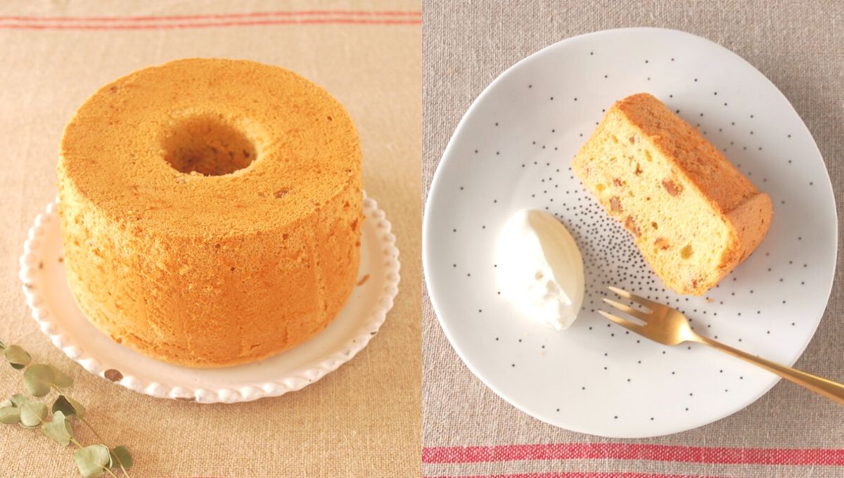 下迫綾美さんの「基本」のシフォンケーキレッスン～メープルシュガーとくるみのシフォンケーキを作る～