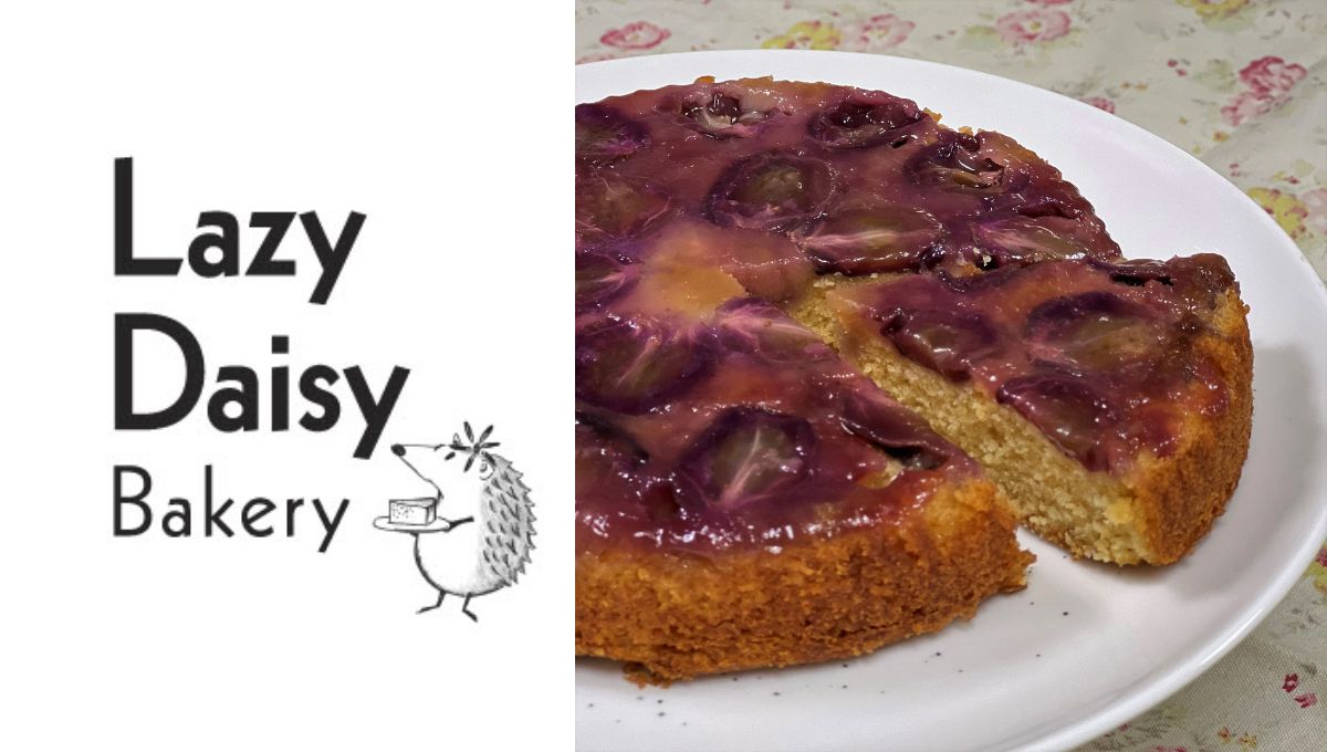 【Zoomライブ講座】Lazy Daisy Bakeryのイギリス菓子～ぶどうのアップサイドダウンケーキ～