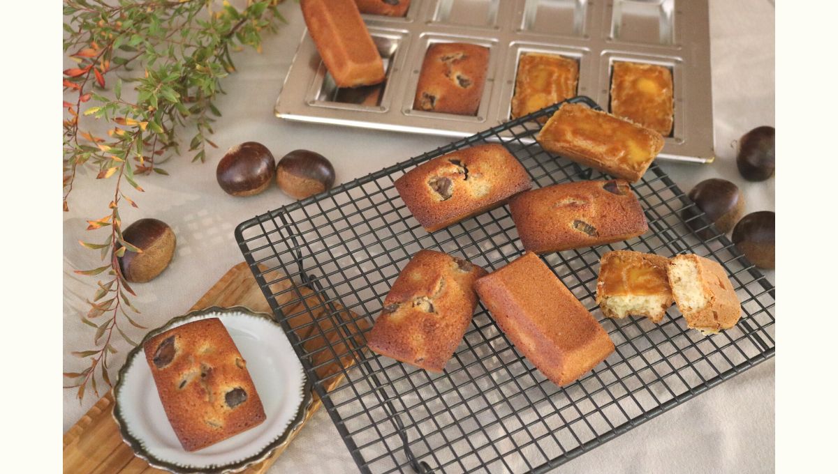 繰り返し作りたい定番スイーツ♪　栗のフィナンシェ