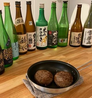 上田淳子さんの特製和牛ハンバーグと日本酒ペアリングの会