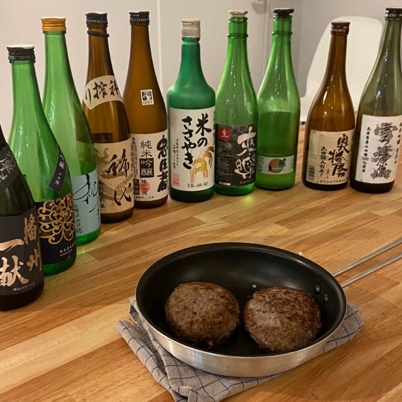 上田淳子さんの特製和牛ハンバーグと日本酒ペアリングの会