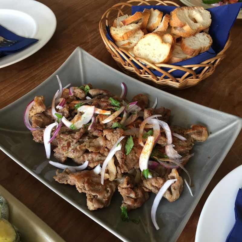 近藤幸子さんの世界の旅料理レッスン～ギリシャ・ギロス風焼き肉＆ホリアティキ・サラタ