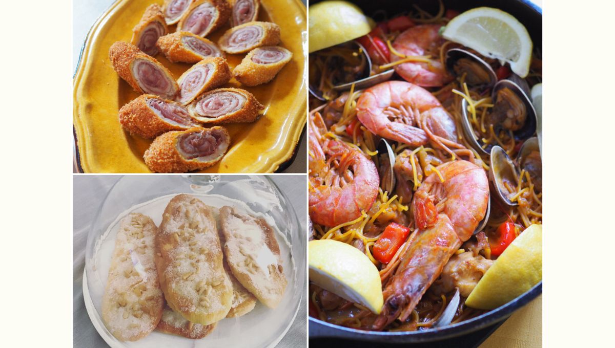 丸山久美さんに習う、スペインの楽しく素敵な「魚介のフィデウア」でSalud！