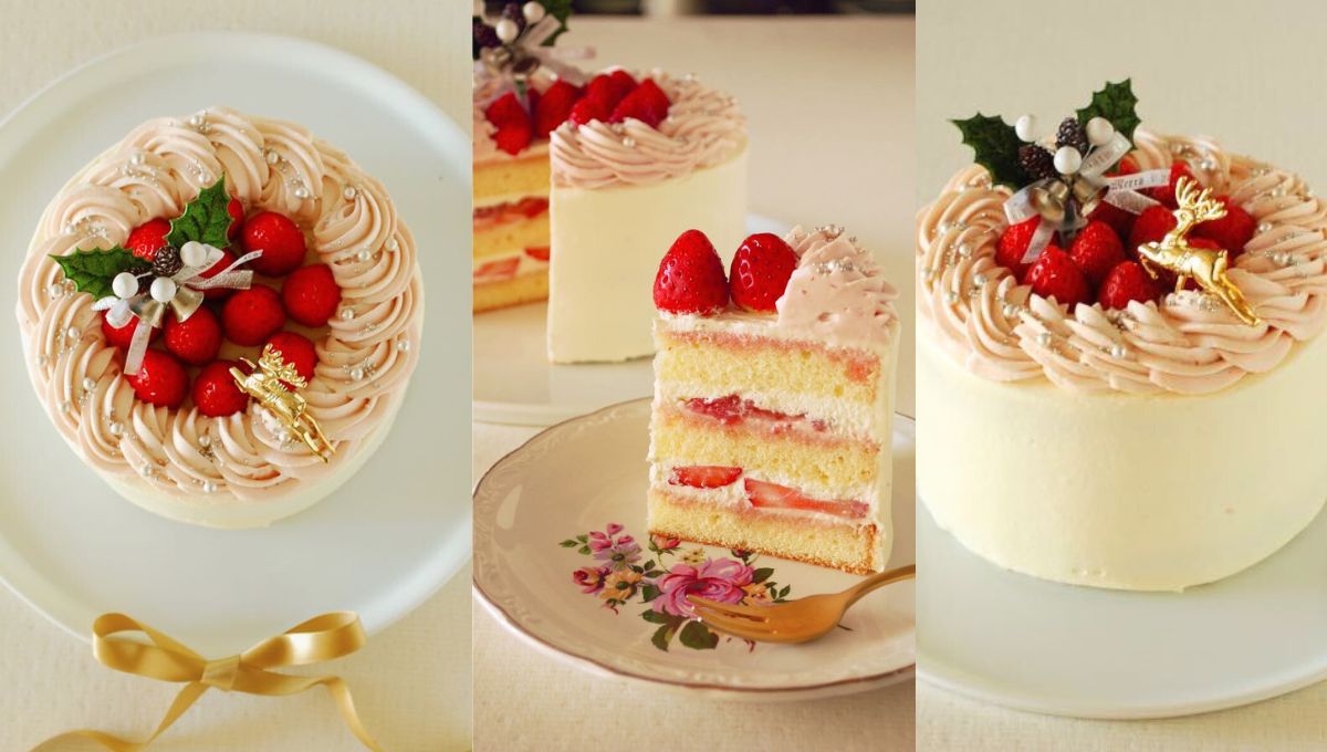 下迫綾美さんと作る！　クリスマススペシャル「ストロベリーデコレーションケーキ」