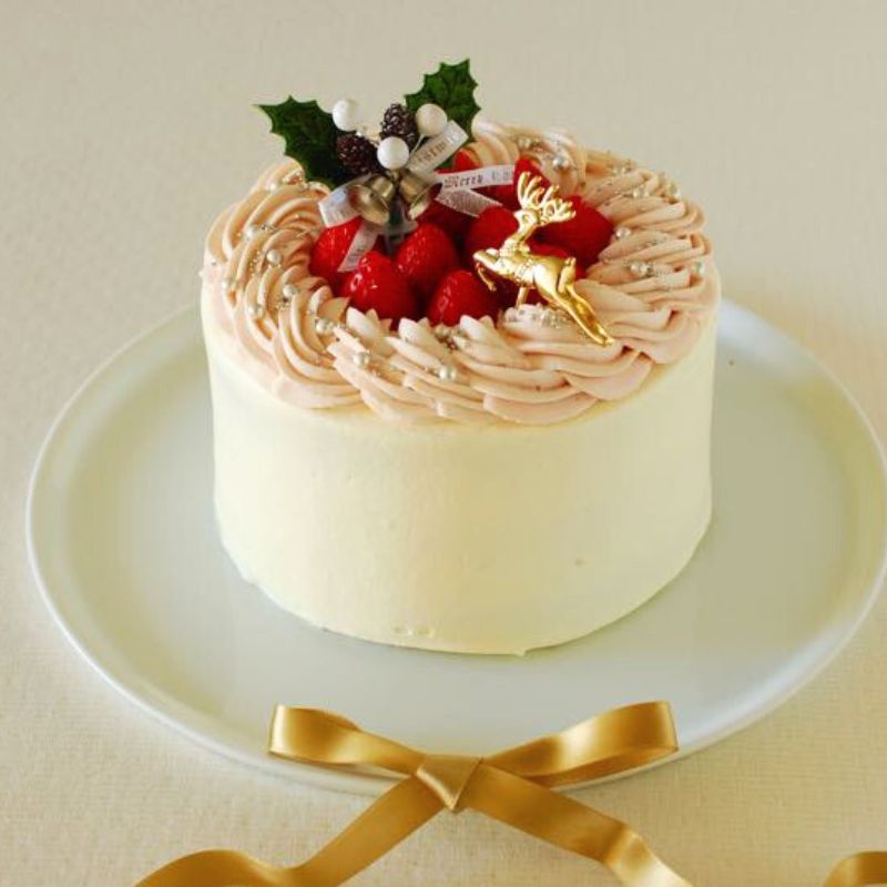 下迫綾美さんと作る！　クリスマススペシャル「ストロベリーデコレーションケーキ」