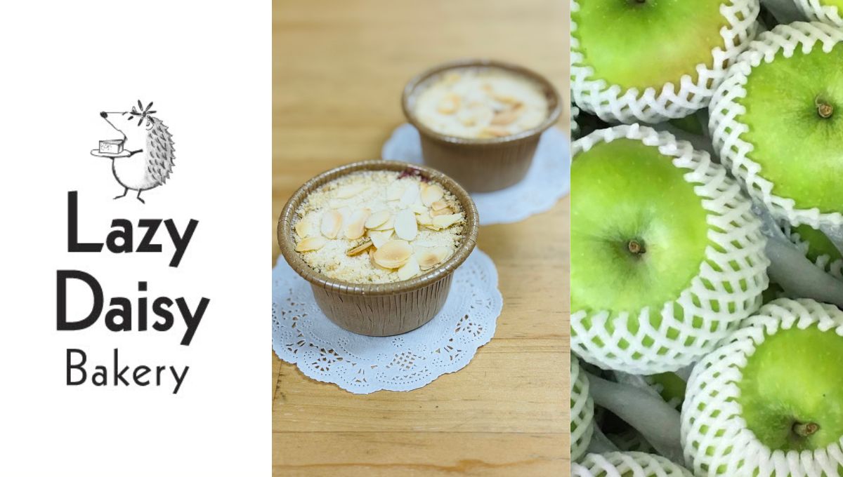 【Zoomライブ講座】Lazy Daisy Bakeryのイギリス菓子～アップル＆ブラックベリークランブル～