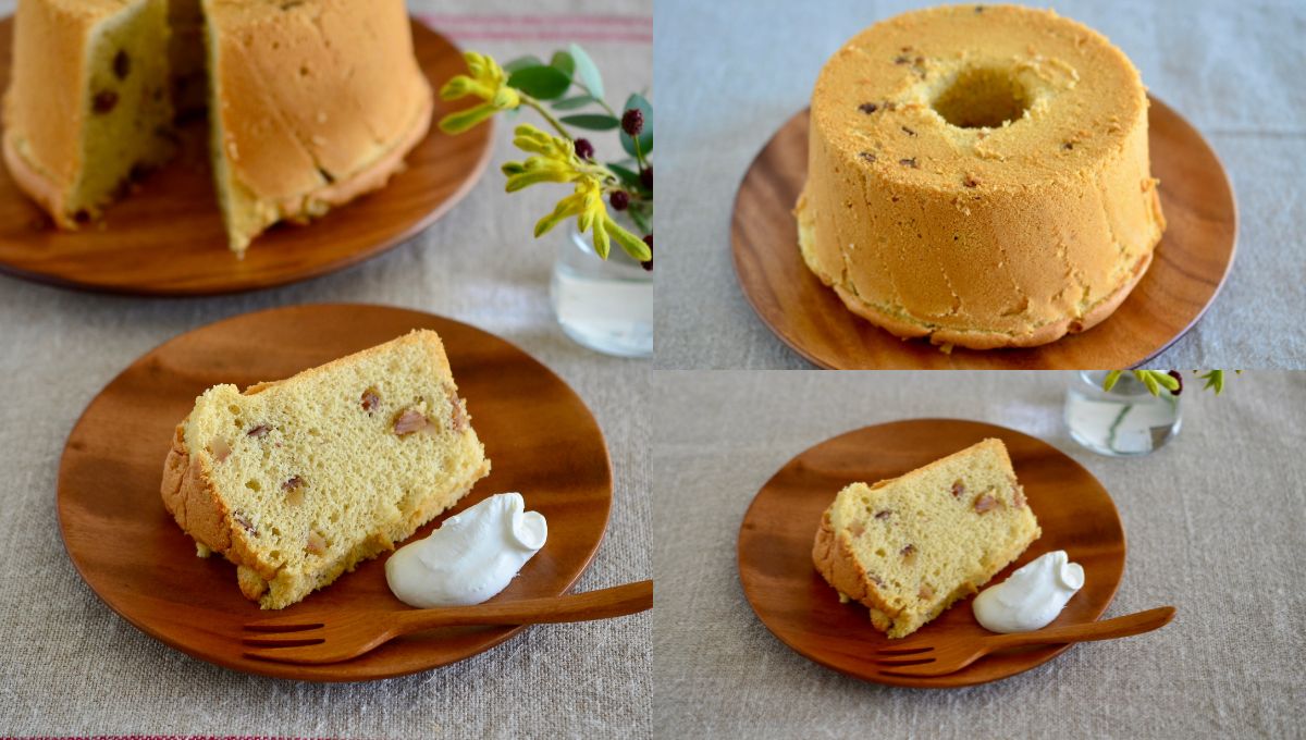下迫綾美さんのシフォンケーキレッスン～和栗のシフォンケーキ～
