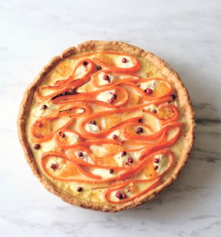 渡辺麻紀さんと作る新感覚のキッシュ～にんじんとオレンジ、リコッタチーズ、ピンクペッパーのキッシュ～