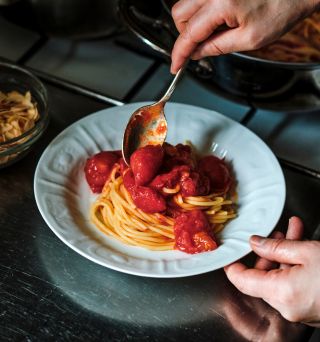 【特別講座】サルボ恭子さんに教わる、「トマトとアーモンドのパスタ」ほか～オレンジページCOOKING Premium発売記念～