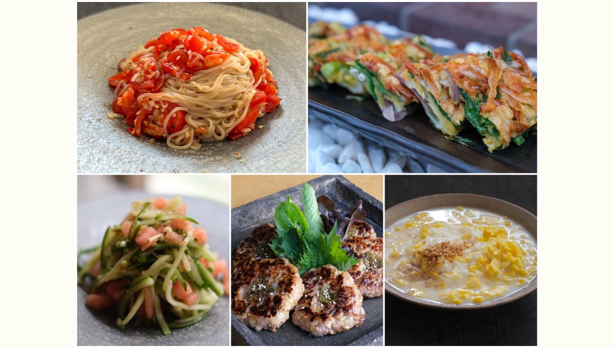 『海月』毛利奈津美さんに教わる夏野菜を使った韓流献立　万能調味料「トマトねぎだれ」を作って、お持ち帰り♪