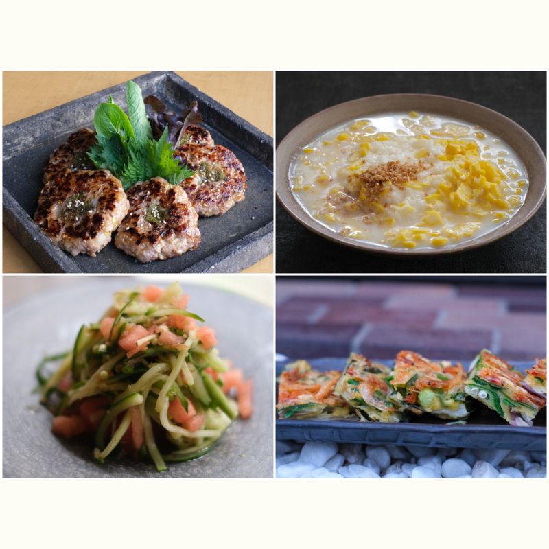 『海月』毛利奈津美さんに教わる夏野菜を使った韓流献立　万能調味料「トマトねぎだれ」を作って、お持ち帰り♪