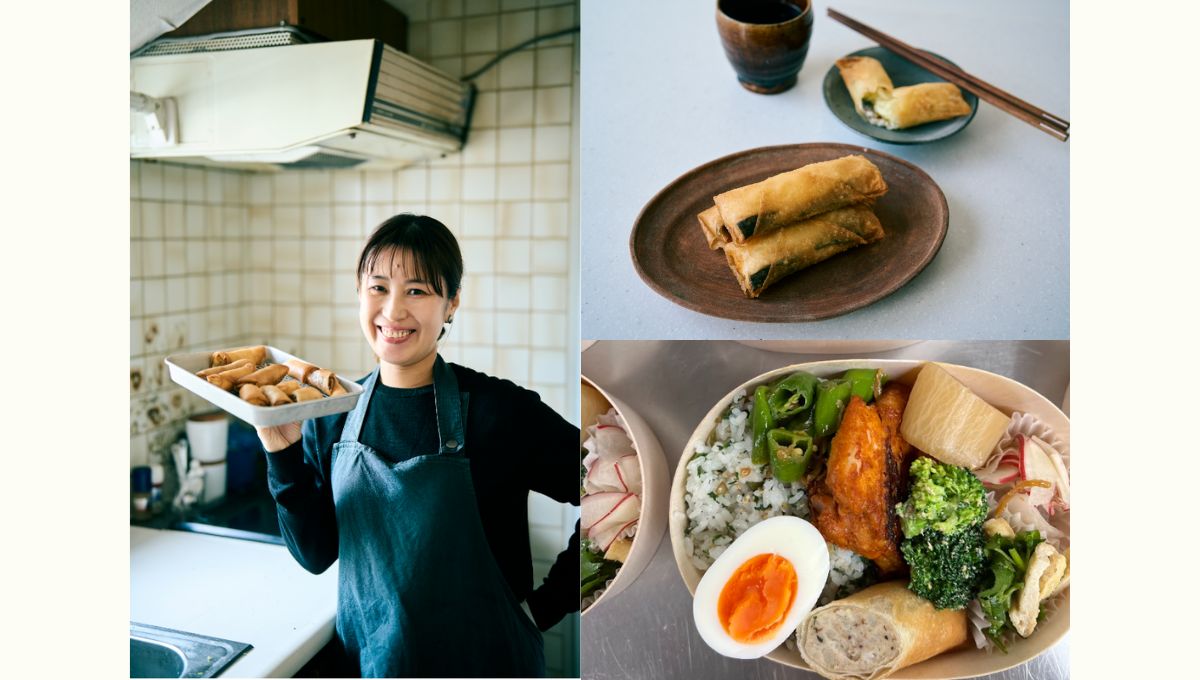 <コトラボ初登場>揚げもの大好き！夏井景子さんに教わる「２種の春巻きを入れた彩り弁当」