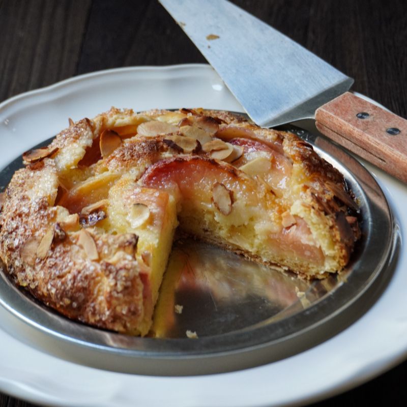 中村紫乃さんに教わるアメリカ菓子　「Peach Almond Pie ～ピーチ・アーモンドパイ～」