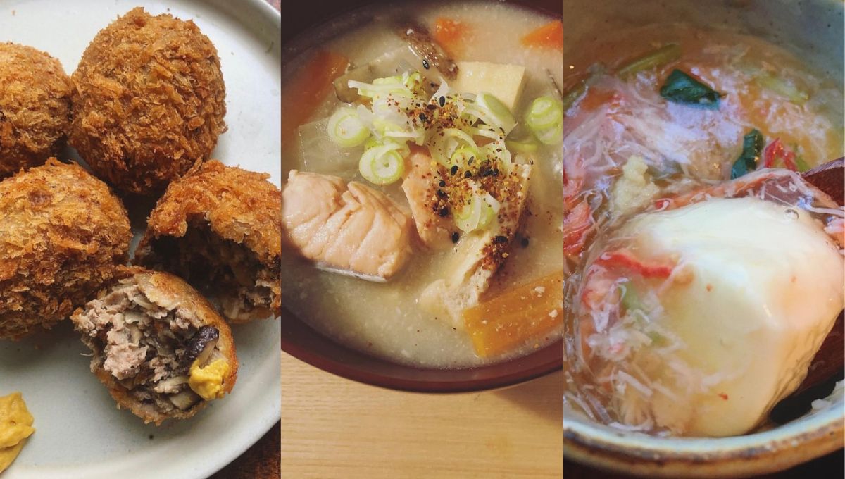 料理家・吉田愛さんの秋の本格和食レッスン「ジューシーメンチカツとまつたけの茶碗蒸し」