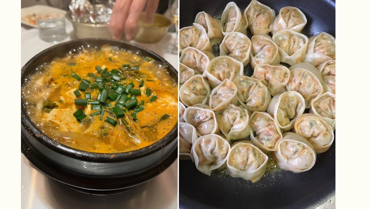 重信初江さんのいま食べて！　手造りこそおいしい。韓国蒸し餃子（マンドゥ）＆スンドゥブチゲ