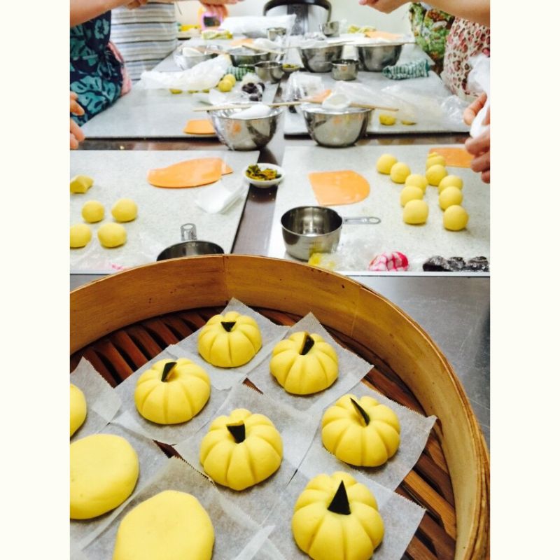 点心師・青柳ひろ美さんに習う「かぼちゃもち」を作って、お持ち帰り！ 「糯米焼売」も味わいましょう♪
