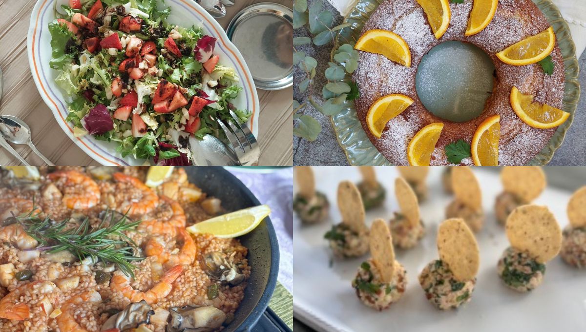 古田エチャニスふみさんの世界のおもてなし料理～かきとえびのパエリアとクリスマスリースサラダ～