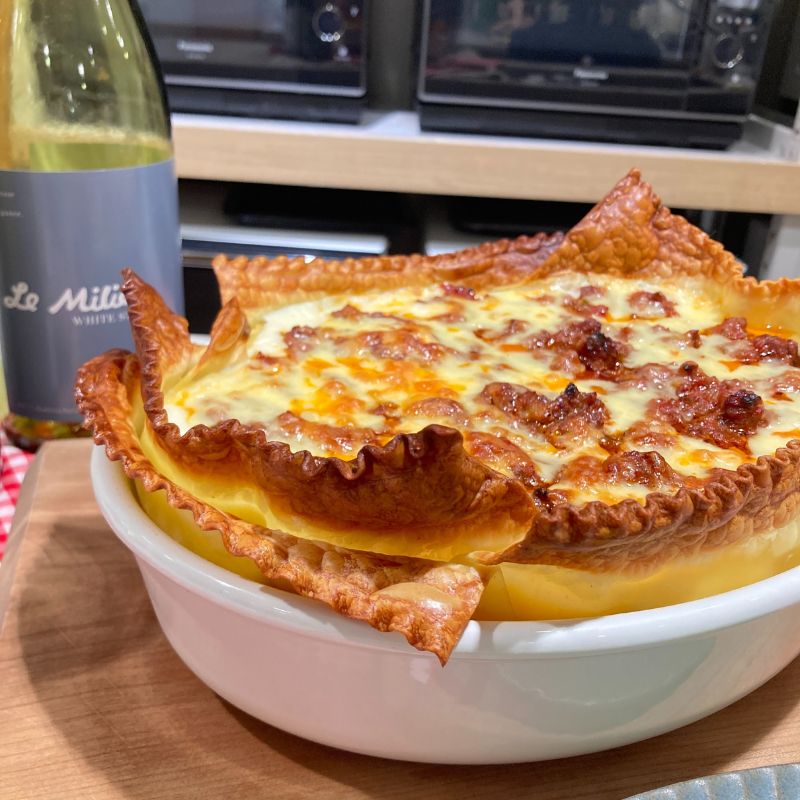 ツレヅレハナコさんのホムパレッスン「ラザニアの会」