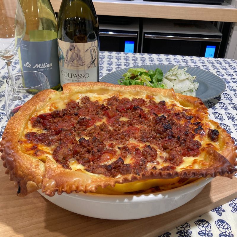 ツレヅレハナコさんのホムパレッスン「ラザニアの会」