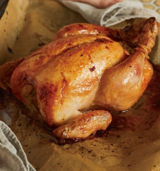 【特別講座】上田淳子さんの季節の仕込み会「丸鶏のローストチキン丸ごと持ち帰り」オレンジページCOOKING Premium発売記念