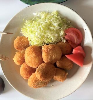 揚げもの大好き 夏井景子さんと楽しむコロッケの会～鮭とクリームチーズのコロッケ＆コチュジャンの油揚げコロッケ～