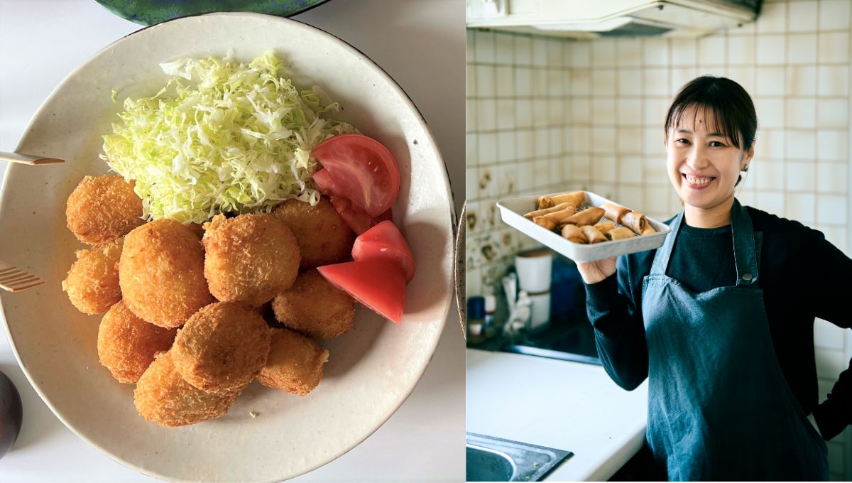 揚げもの大好き 夏井景子さんと楽しむコロッケの会～鮭とクリームチーズのコロッケ＆コチュジャンの油揚げコロッケ～