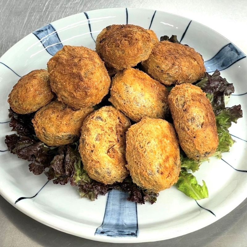 揚げもの大好き 夏井景子さんと楽しむコロッケの会～鮭とクリームチーズのコロッケ＆コチュジャンの油揚げコロッケ～