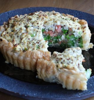 『海月』毛利奈津美さんの「畑のおばんざい」冬編　「鮭と菜の花、豆腐の和キッシュ」を作ってお持ち帰り♪