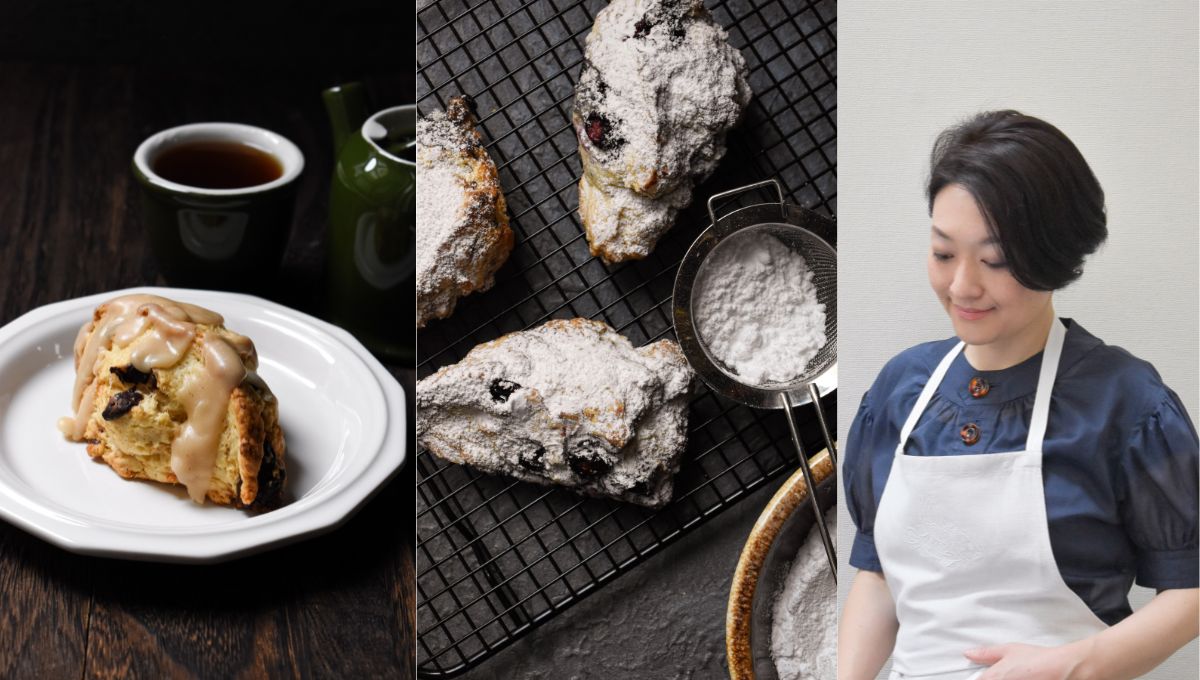 中村紫乃さんに教わるアメリカ菓子　～2種のアメリカンスコーン～