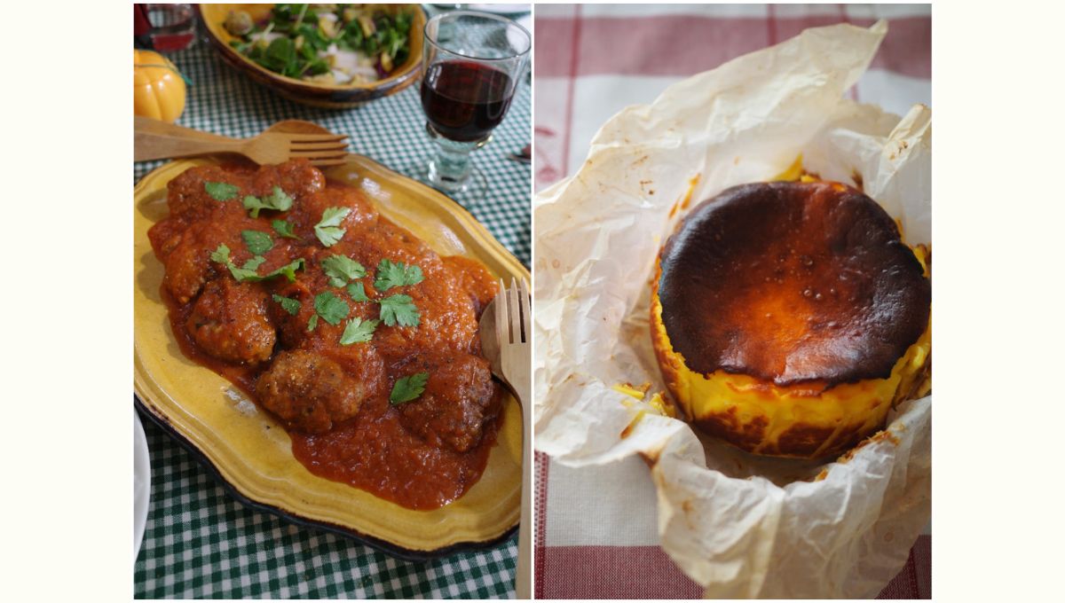 丸山久美さんに習うバスク地方の家庭料理とスイーツ 「バスクチーズケーキ」を作って、お持ち帰り♪