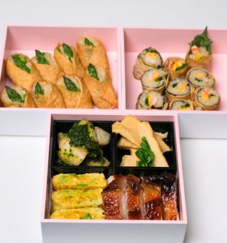 『海月』毛利奈津美さんの「畑のおばんざい」 春のお弁当編～かわいい三段重のお土産つき♪～