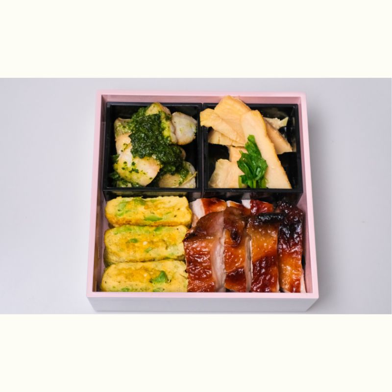 『海月』毛利奈津美さんの「畑のおばんざい」 春のお弁当編～かわいい三段重のお土産つき♪～