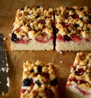 今井ようこさんのナチュラルスイーツ～米粉のクランブルベリーケーキ～