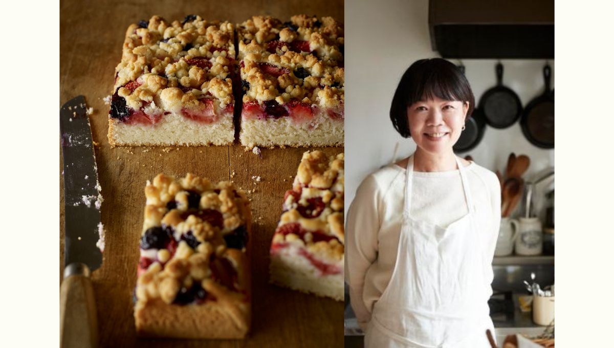 今井ようこさんのナチュラルスイーツ～米粉のクランブルベリーケーキ～
