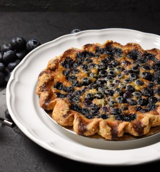 中村紫乃さんに教わるアメリカ菓子　「Blueberry Buttermilk Chess Pie ～ブルーベリー・バターミルクチェスパイ」