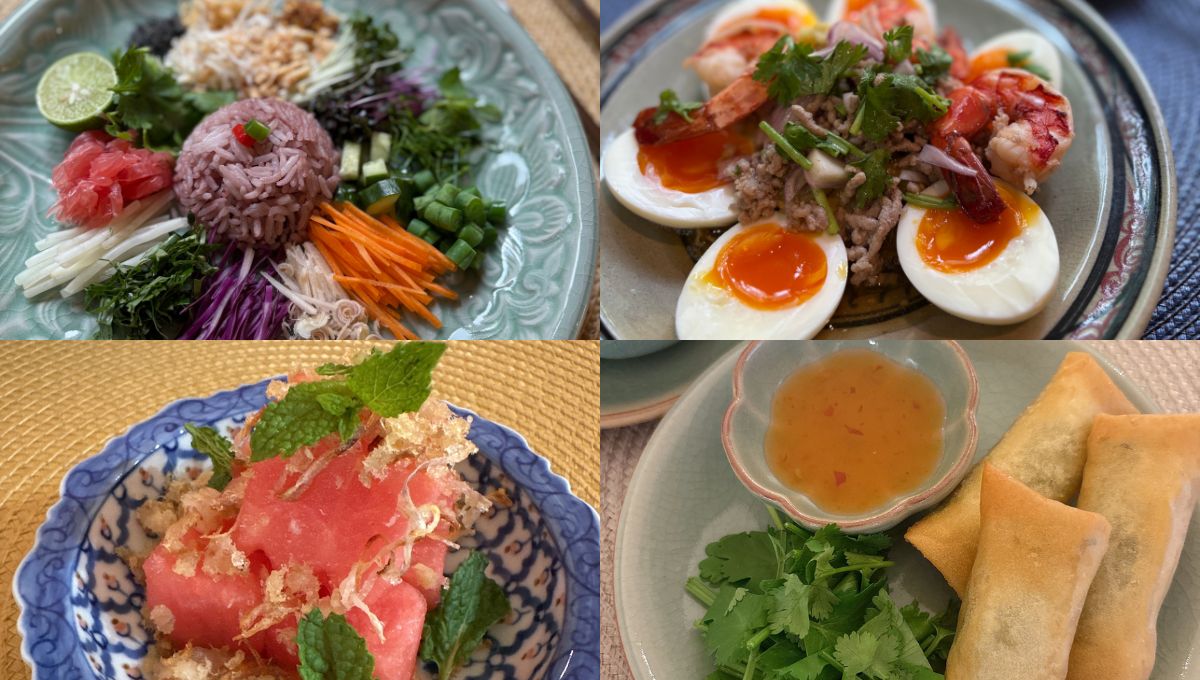 「KhaoThai」神農友美さんのタイ南部の郷土料理とハーブを味わうごちそうレッスン～スイートチリソース持ち帰り～